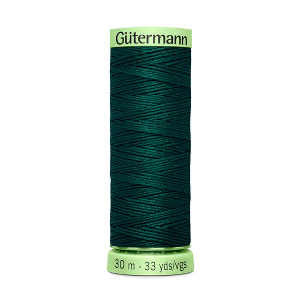 Нитки отделочные Gutermann Top Stitch, 30м, 018 т.малахит, 5 катушек