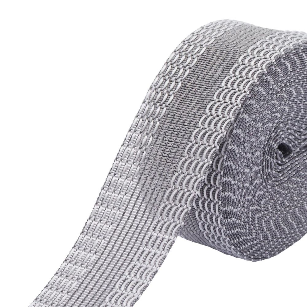 Кромка брючная клеевая тканая 25 мм / 5 метров, серый, 7210-9038