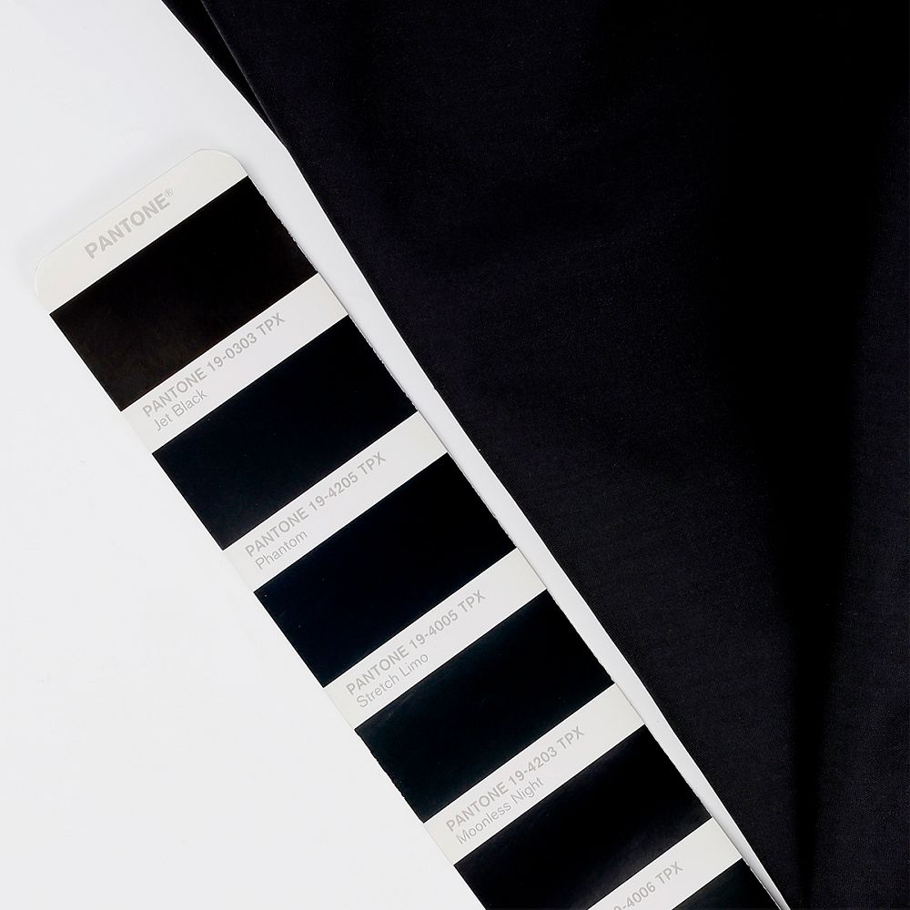 ТиСи (T/C) поплин стрейч 110 г/м², 150 см / 5 метров, TBY.TC.24.5, цв.черный