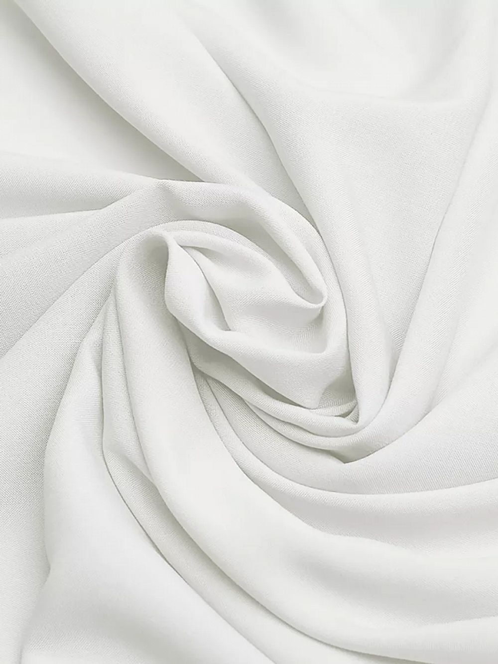 Штапель 110 г/м², 145 см / 2 метра, TBY-Vi-30-01.2, цв.01 белый