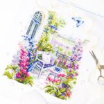 Набор для вышивания нитками Чудесная игла, Любимое местечко, 21х21 см