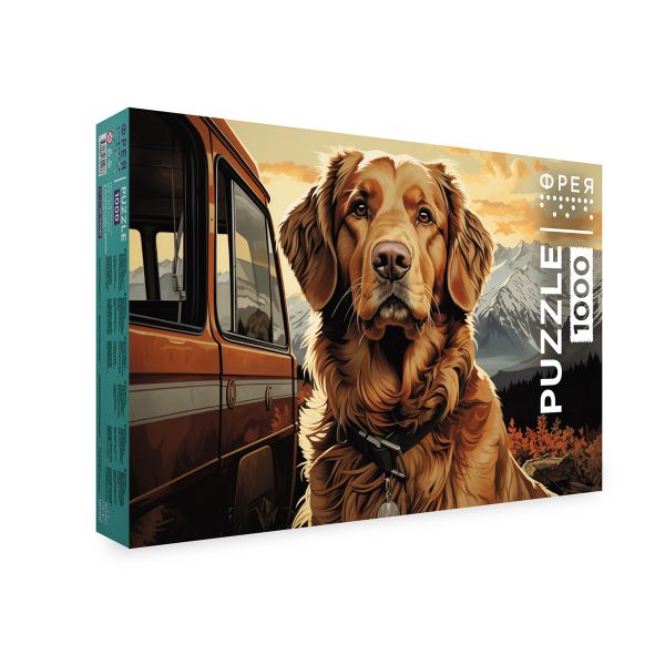 Пазл 1000 элементов, В путешествие с другом, Фрея PZL-1000/60