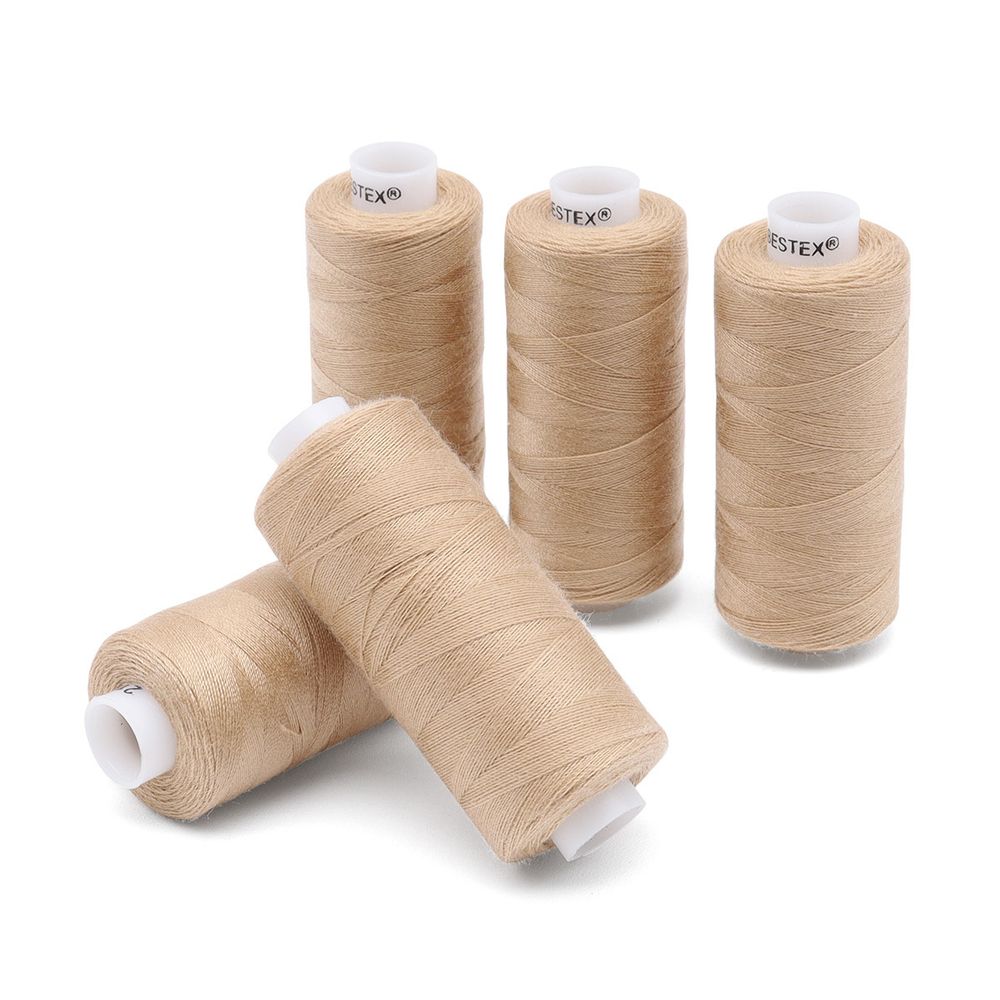 Нитки швейные бытовые Bestex 40/2, 365 м (400 ярд) / 10 кат., 215 бежевый персик