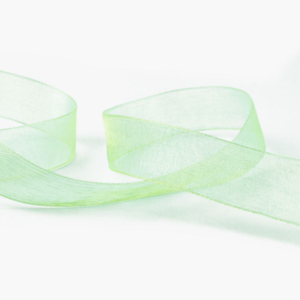 Лента капроновая (органза) 20.0 мм / 22.8±1 метра, 117 св.салатовый, Blitz OR-20