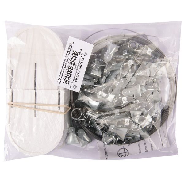 Карниз-струна 10 метров, с металлическими зажимами (60 шт), Gamma С-118