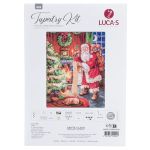 Набор для вышивания нитками Luca-S G578, гобелен Santa Claus, 21х29см