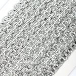 Тесьма отделочная 10 мм / 13.71 метров, TBY 918 цв.серебро