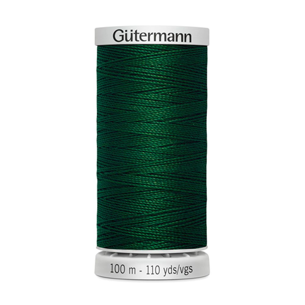 Нитки суперкрепкие Gutermann Extra Strong M782, 100м, 707 т.зеленый, 1 катушка