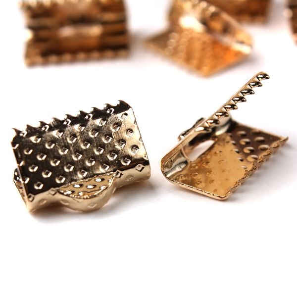 Концевик для ленты, 10 мм, 6 штук, Astra&Craft (золото) 4AR2030