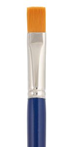 Кисть синтетика №16 плоская, 5 шт, длинная ручка, Vista-Artista 50112-16