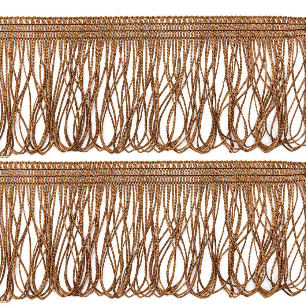 Бахрома отделочная 90.0 мм / 25 метров, 201 кофе