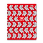 Тетрадь ученическая общая, выборочный лак, A5+ 48 л. на скобе 65 г/м², белизна 100%, 10 шт, линия в термоусадочной пленке, 000759 Мути добро!, Светоч 48ТЕТл-003