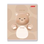 Тетрадь ученическая школьная A5+ 12 л. на скобе 65 г/м², белизна 100%, 25 шт, клетка, 000697 Глазастики, Светоч 12ТЕТк-001