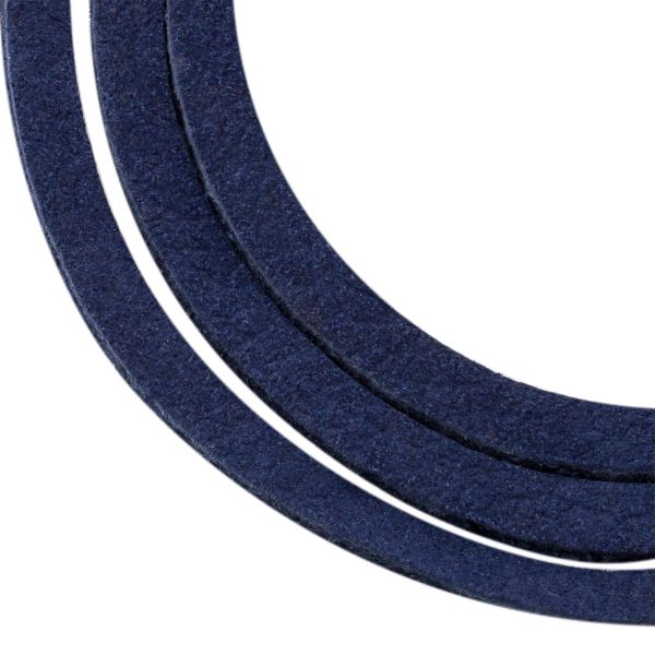 Шнур кожа натуральная ⌀3.0 мм / 1 метр, дизайн 301, 100% кожа, т.синий