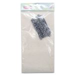 Ткань для рукоделия в наборе с тесьмой жаккард -бахрома 50х50см+1м (24229/34113 синий) 29500