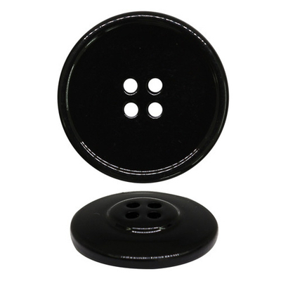 Пуговицы 4 прокола 28L (blk-01 (черный)), 72 шт