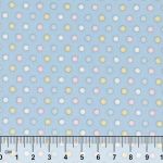 Ткань для пэчворка Peppy Молочные сны фланель, отрез 100х110 см, 175 г/м², МС-07 голубой, Peppy