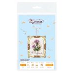 Набор для вышивания нитками МП Студия, на деревянной основе Миниатюра. Валериана 13х11см