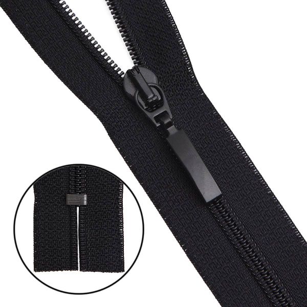 Молния спираль (витая) Arta Т5 (5 мм) 1 зам., н/раз., 18 см, цв. 580 черный, уп.10 шт