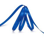 Лента атласная 1-сторонняя 6.0 мм / 22.86±1 метров, 154 ярко-голубой, Globus