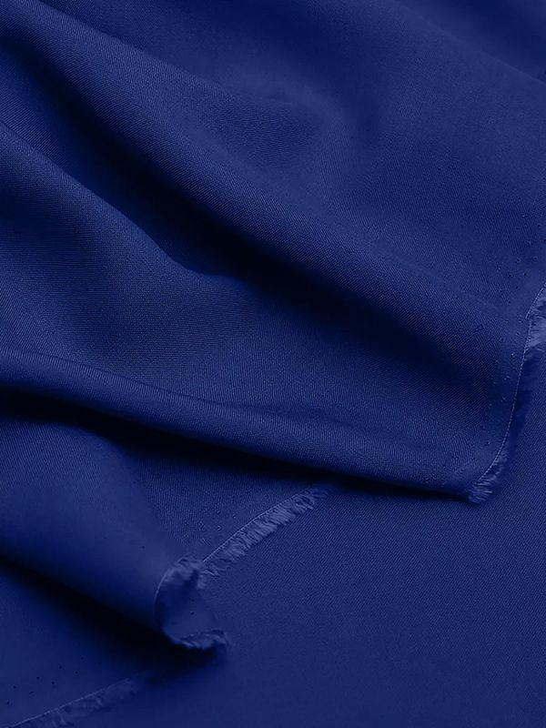 Штапель 110 г/м², 145 см / 2 метра, TBY-Vi-30-43.2, цв.43 яр.синий