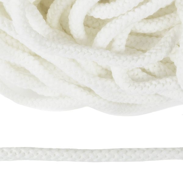 Шнур круглый полиэфир ⌀9.0 мм / 100 метров, 1с-90, белый