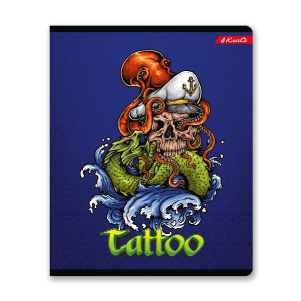 Тетрадь ученическая общая, твин лак, A5+ 48 л. на скобе, белизна 100%, 10 шт, клетка, 000322 Тату, Светоч 48ТСК5_8_3_1