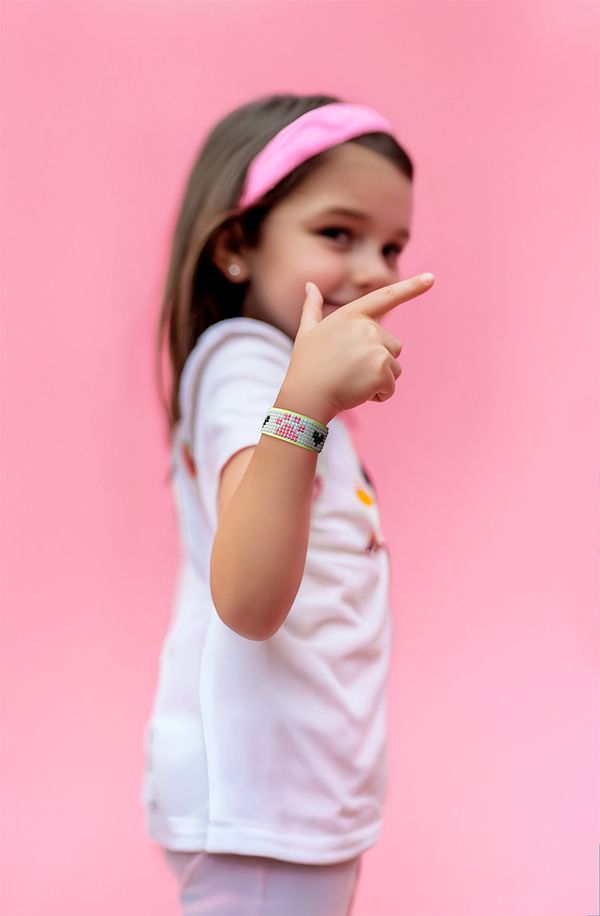 Алмазная (кристальная) мозаика Фрея ALVB-204, браслеты Лапки, 2.5х20.5 см