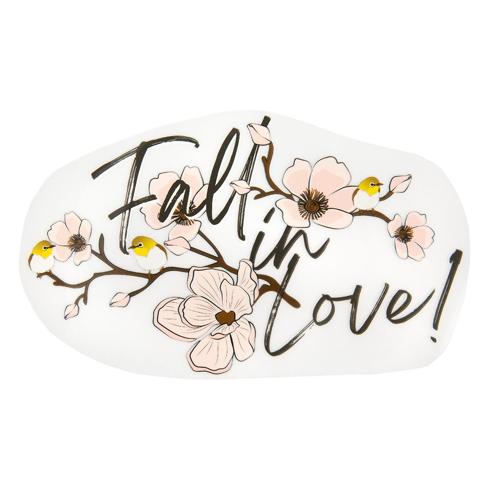 Термотрансфер M №02, 1 шт, M-217 fall in love 14.5х9 см, Gamma "M" №02