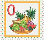 Ткань для пэчворка Peppy Грамотейка, рулон 112 см / 5 метров, ГР-02 цифры Панель, Peppy