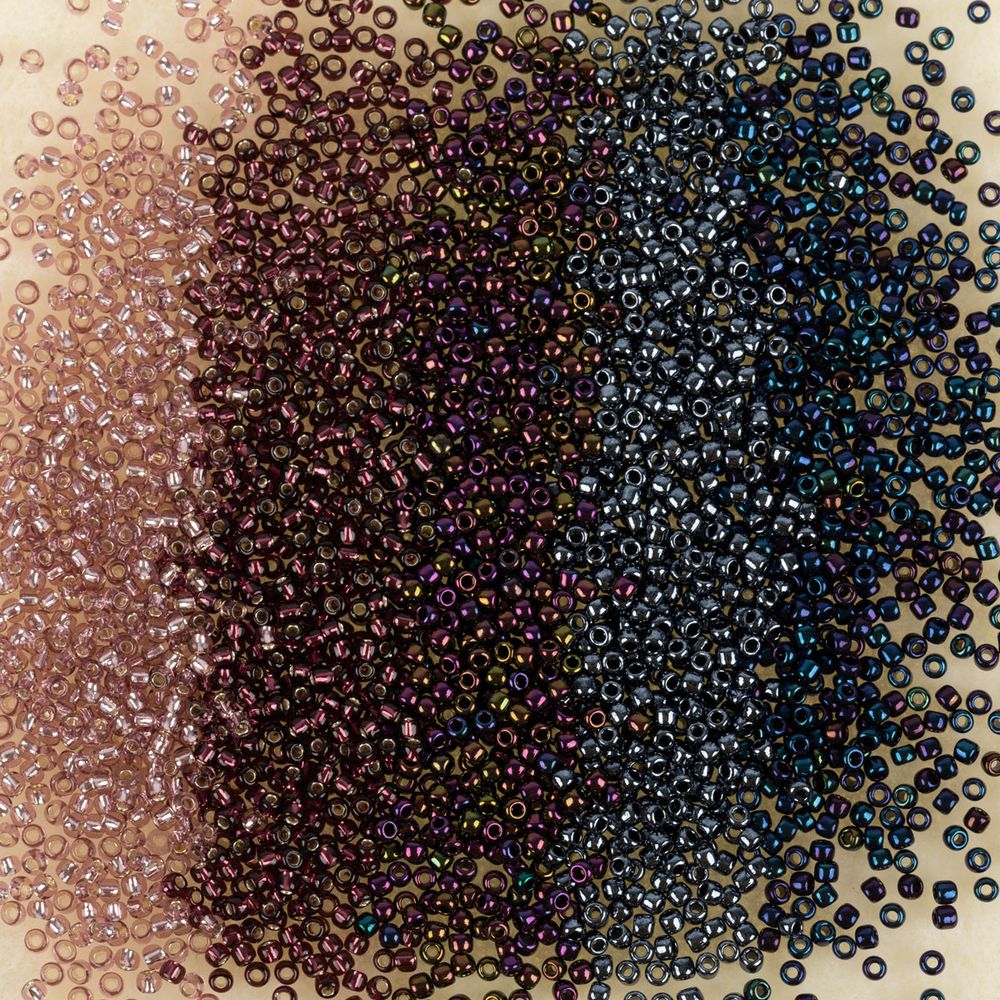 Бисер Япония Toho 11/0 круглый 2 ASSORTI 2.2 мм, 5х5 г, №08