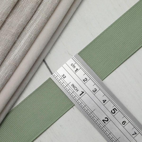 Лента репсовая (в рубчик) 25.0 мм, 103 шалфей, уп.18,28 м