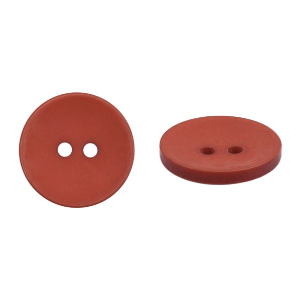 Пуговица 2 прокола 32L=20 мм, Orange, оранжевый, NE188, 36 шт