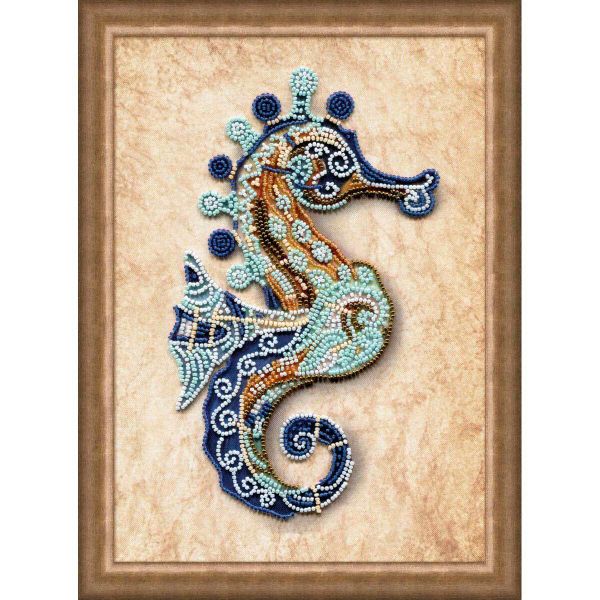 Набор для вышивания бисером Нова Слобода, Цветной конек 22х28см