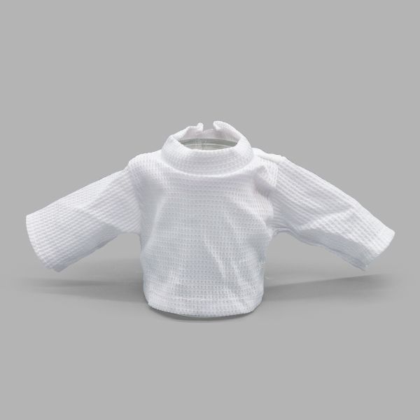 Рубашка для куклы (белая)