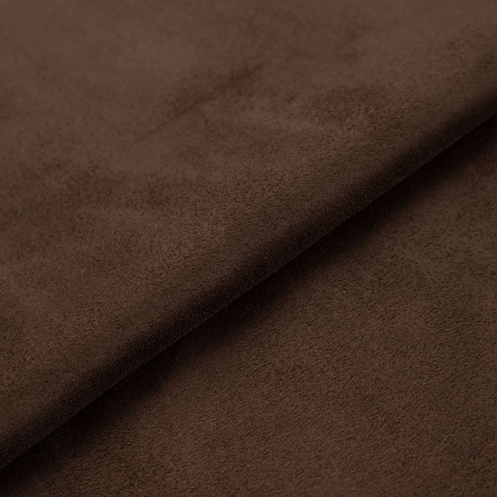 Замша искусственная отрез 35х50 см, 175±5 г/м², 19-1116 brown (коричневый), Peppy Woven Suede