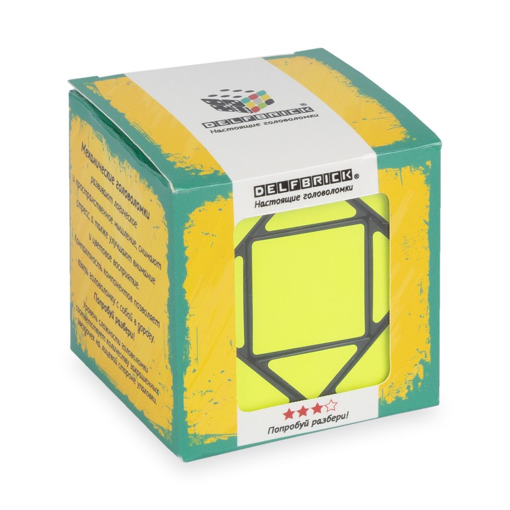 Головоломка механическая Скьюбик, 1 элемент, 1 шт, Delfbrick DLK- 18