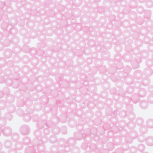 Бисер Zlatka 8/0, 100 г (10х10 г), №1003 св.розовый макарун, GR