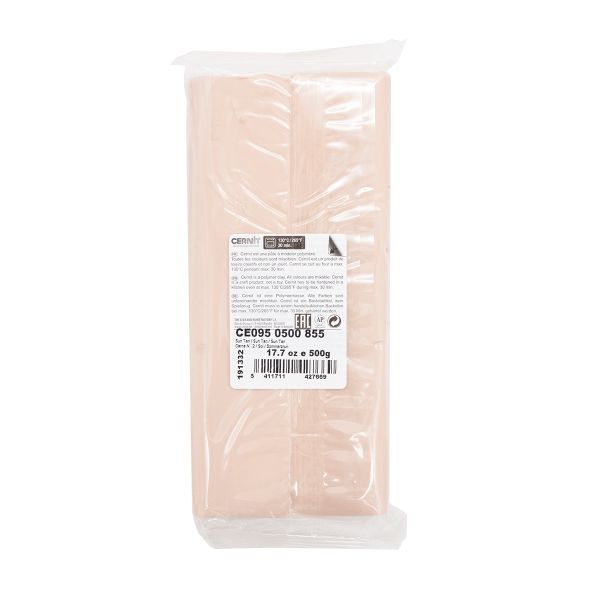 Полимерная глина Cernit Doll collection 500 гр, 855 цвет загара