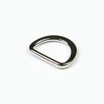 Полукольцо литое металл 15.0 мм (in), (внешн. 20х17 мм), плоское, 10 шт, никель ГР, 6868