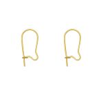 Основа Крючок с замком, 0,7*17,8*9,8 мм, 4 шт (золото) OTH1514