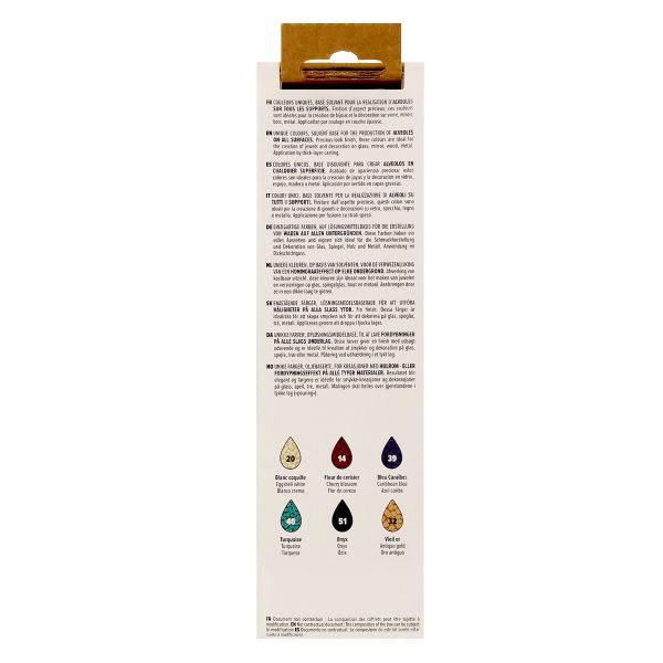 Набор красок Pebeo Fantasy Prisme Открытие с фактурным эффектом 6 цв. 20 мл