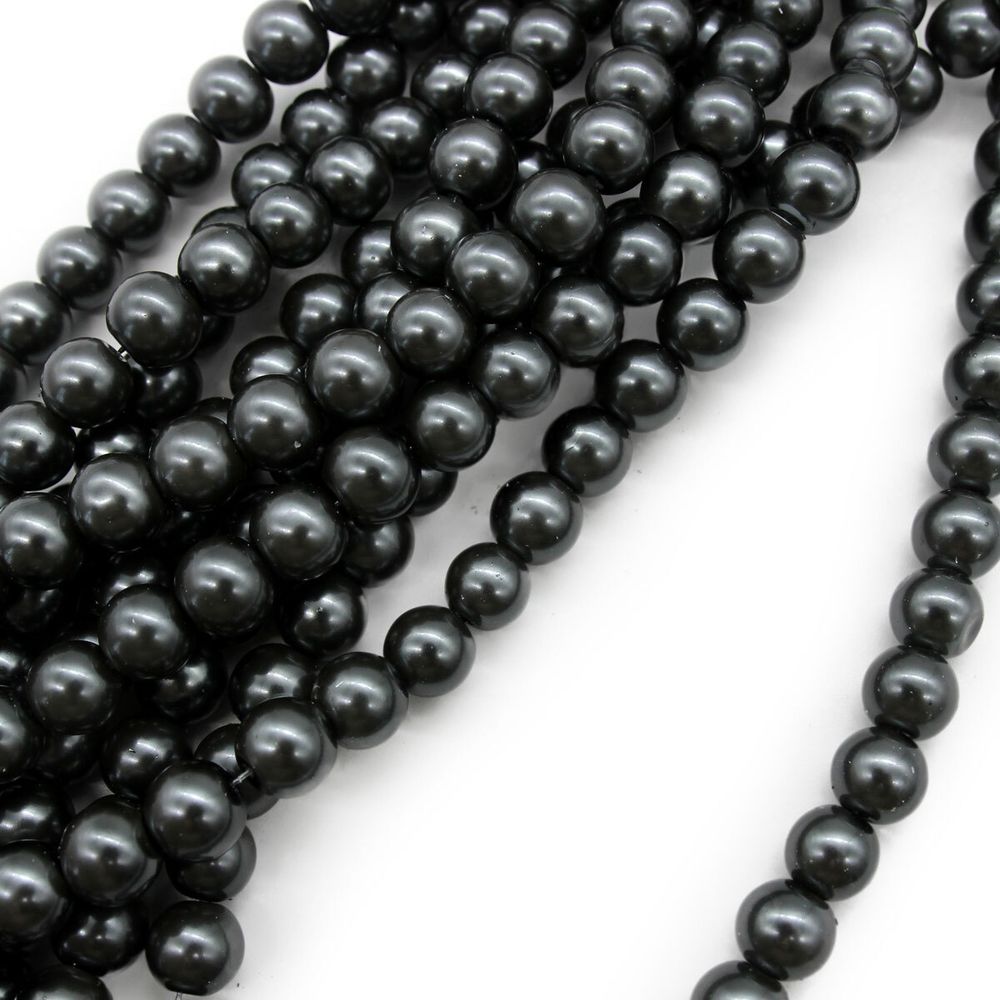 Бусины стекло ⌀10 мм, нить длина 40 см, Астра (SB-27), 5 шт