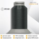 Нитки некрученые бондированные Gutermann Skala 240, 5000м, 720763, 164 мышиный, 1 катушка