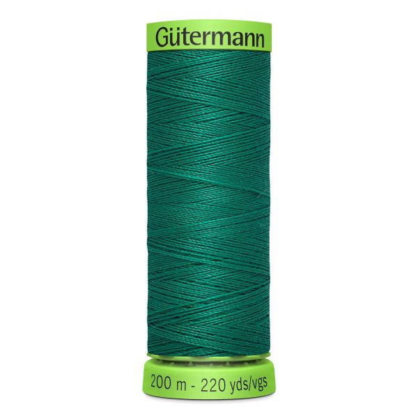 Нитки для тонких тканей Gutermann Extra Fine 150, 200м, 167 нефритовый, 5 катушек