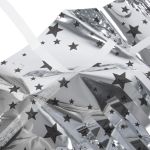 Занавес Дождик 100х200 см, 02_серебряные звёзды, Boomzee GBZ-13