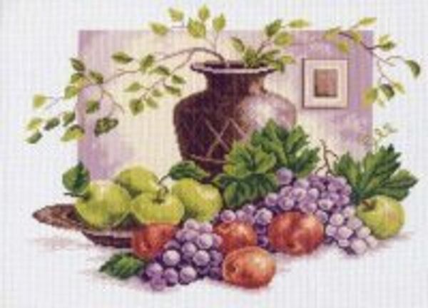 Набор для вышивания нитками Матренин Посад, Натюрморт 37х49 см