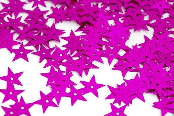 Пайетки плоские FLK172 13 мм цв. 008 фиолетовый уп. 50г