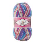 Пряжа Alize (Ализе) Superwash Comfort Socks / уп.5 мот. по 100 г, 420м, 7654 секционный A