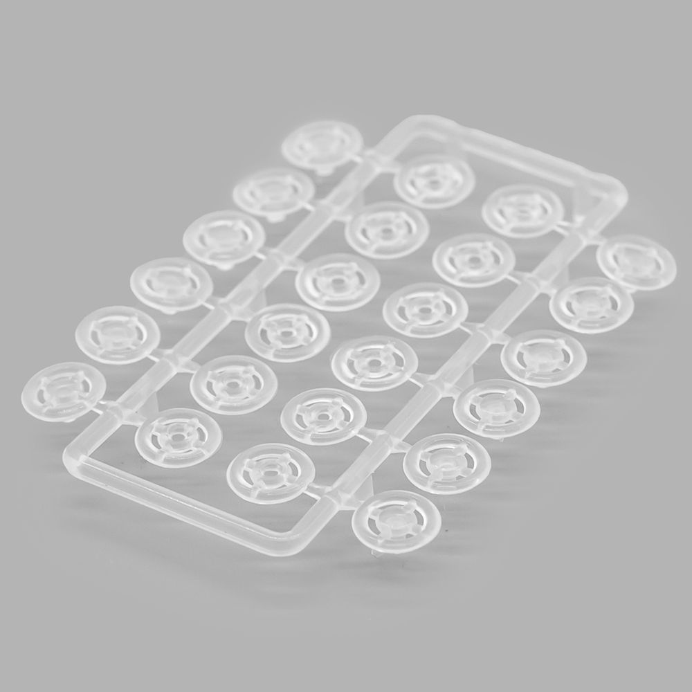 Кнопки для легких тканей, прозрачные, 7 мм, упак. 12 комплектов, Hobby&Pro, 5 упак